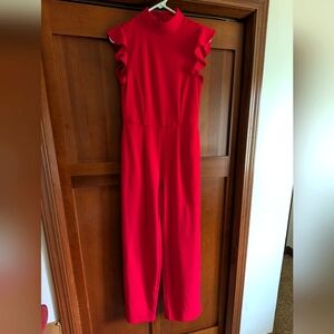 🎄❤️ Francesca Holiday Red Jumpsuit